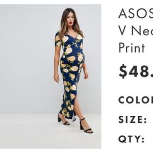 ASOS Maternity dress